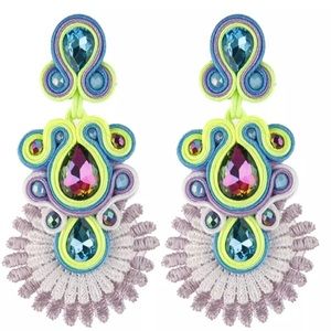 Handmade soutache earrings